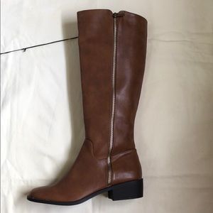 Brown Leather Riding Boots